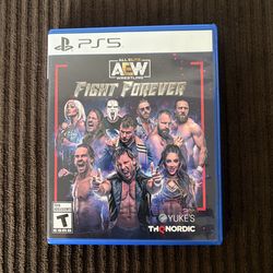 AEW: Fight Forever for the PlayStation 5.