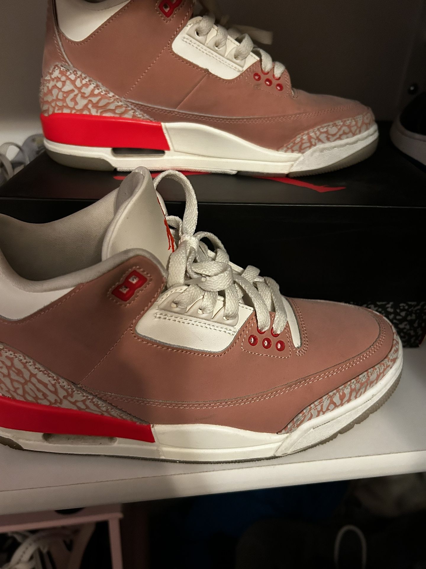 Jordan’s 3s Pink And White