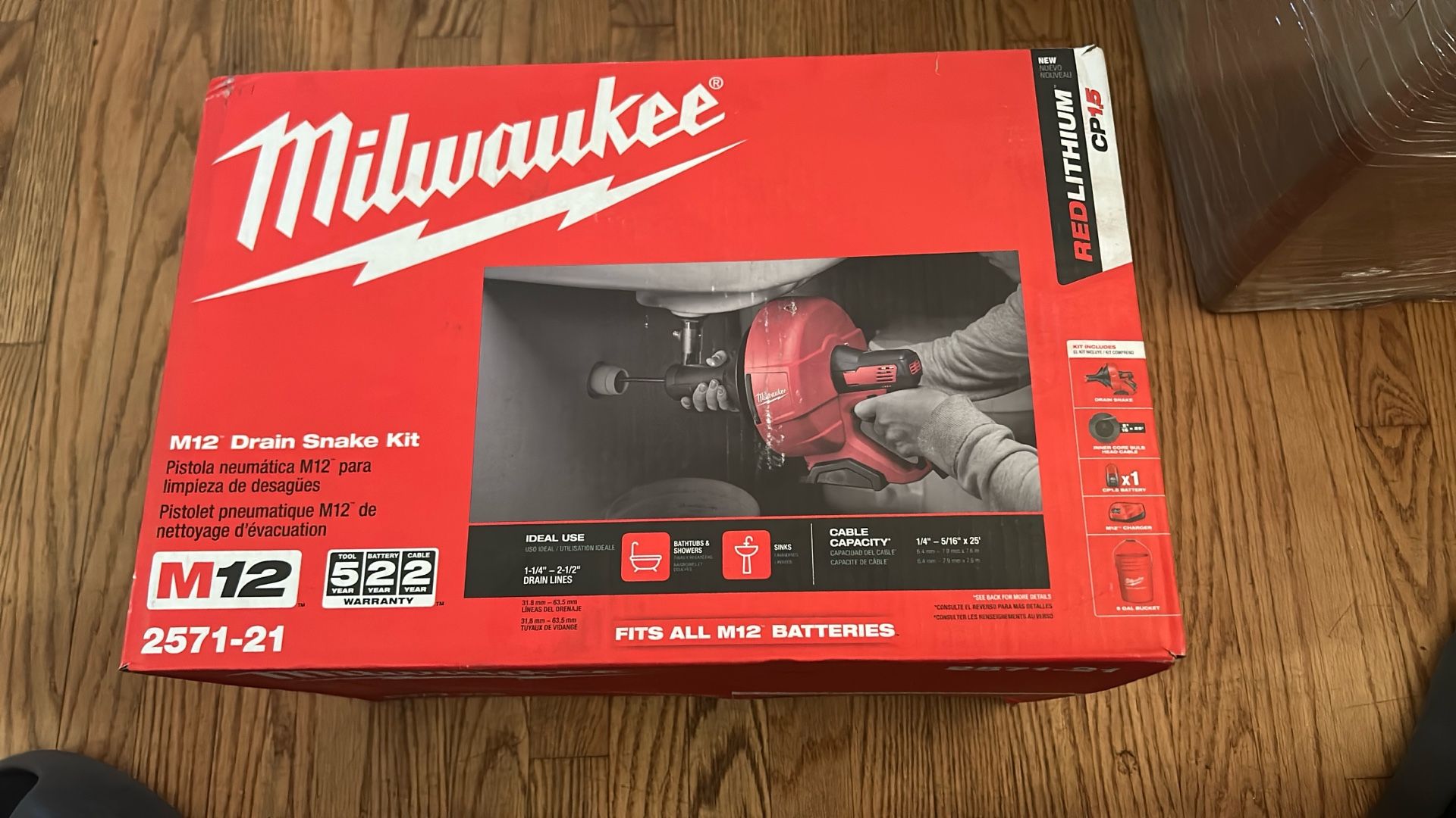 Auger Snake Drain Cleaning Kit