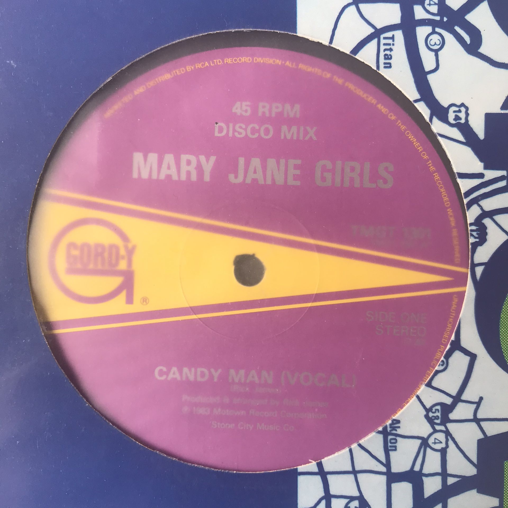 Old school 12 inch Vinyl Record Singles