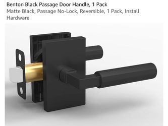 Door handle black for closet,garden...