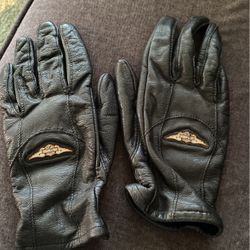 Harley Davidson leather gloves for women size medium