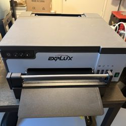 EXPLUX A4 DTF Printer,with XP600 printhead with Anti-Clogging Technology + 200% high Speed Printing,for DIY T-Shirt,Other Textiles