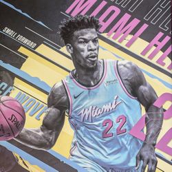 Jimmy Butler Miami Vice Canvas Print
