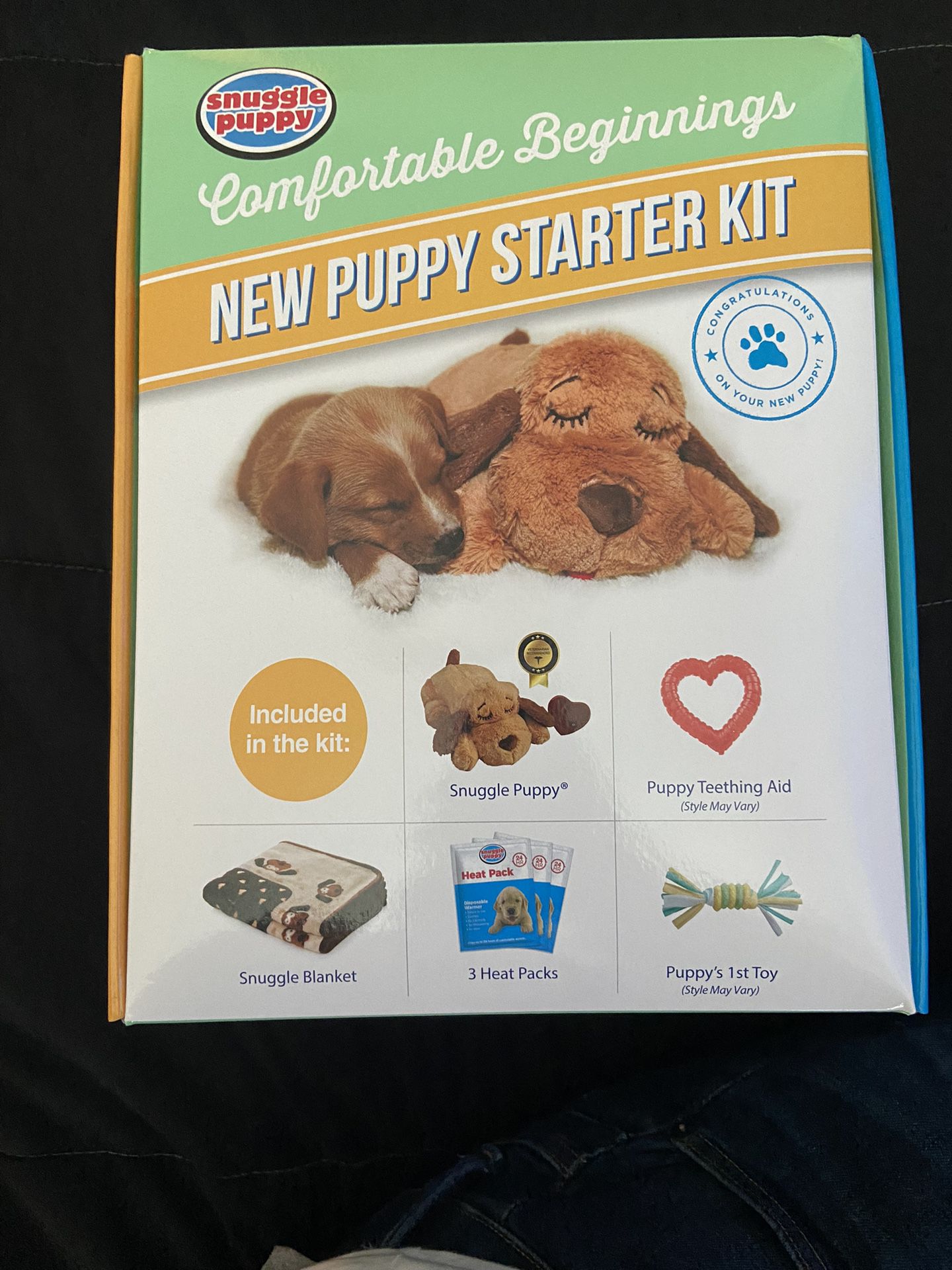 Puppy Starter Kit DELUXE (Snuggle Buddy)
