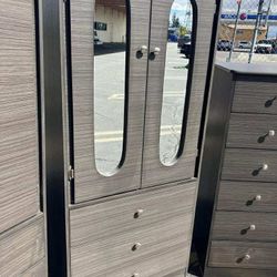 With Mirror/ Gray Color