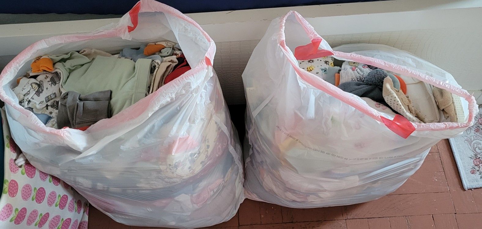 Two Full Bags of BOY BABY Clothes