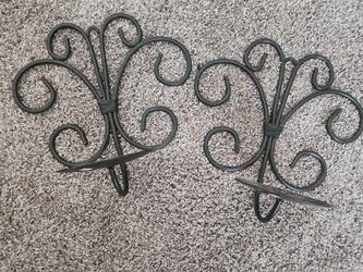 Black Metal Wall Sconces