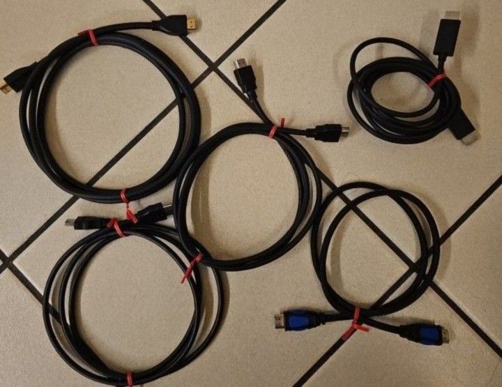 HDMI Cable 5-Count Bundle – Never Used!
