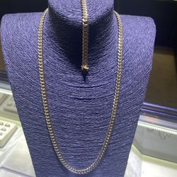 10k Gold Miami Cuban Chain And Bracelet Combo Deal!!