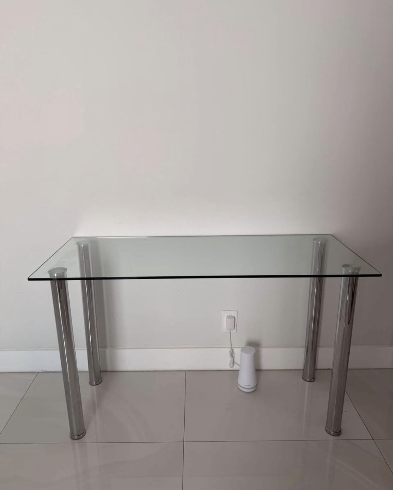Glass Console Table 50X20