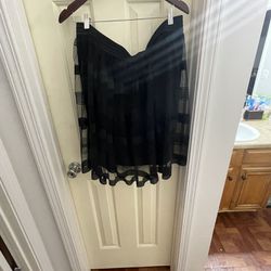 Black Tulle Skirt 