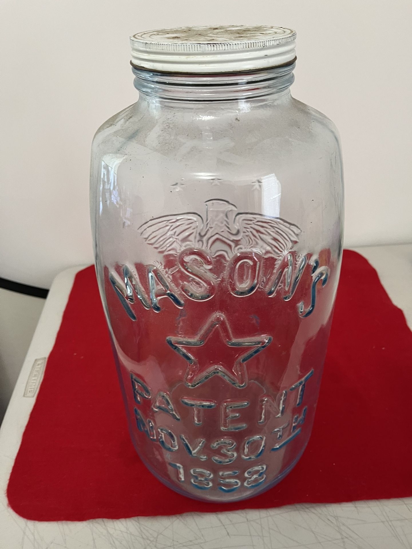 3 Gallon Eagle Mason Jar