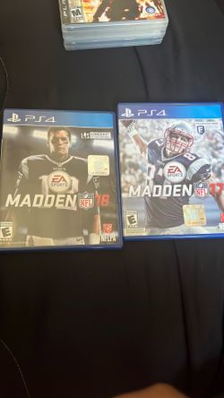 Madden NFL 18 and 17 PS4