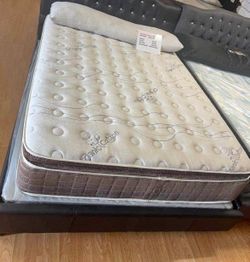 Queen size serenity pillow top mattress