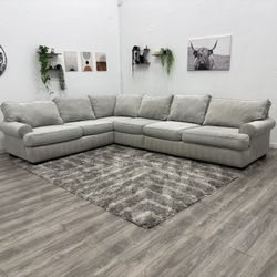 Grey Sectional Couch - Free Delivery 