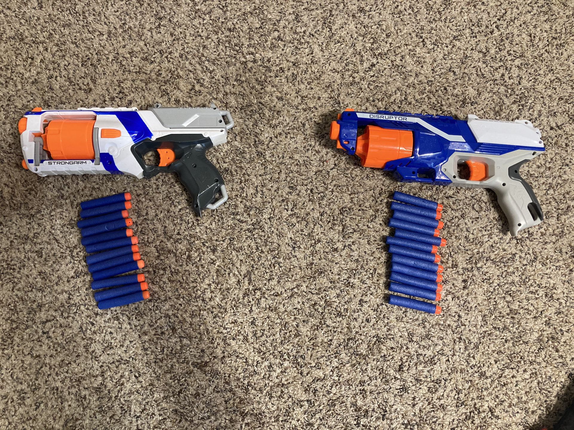 little blue nerf guns