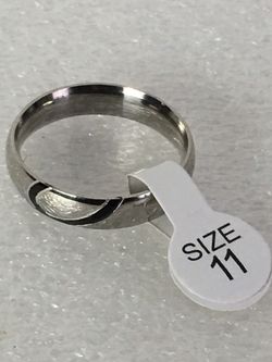 Unisex Silver Ring Size 11