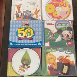 LOT OF 7 KIDS CD’s