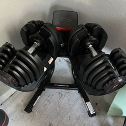 Bowflex 1090 Adjustable Dumbbells With Stand 