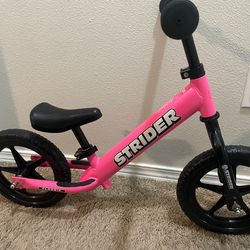 Strider 12” Sport Bike, Pink
