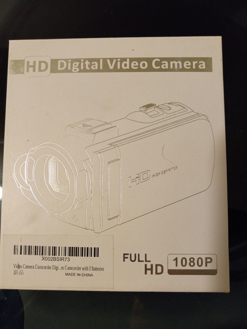 Digital Video Camera And Tripod