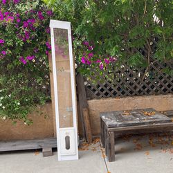 Sliding Door Dog  Door - With Opening For Venting AC Outdoors