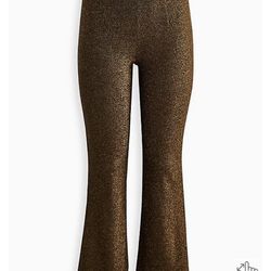 Fit N Flare Pant - Gold