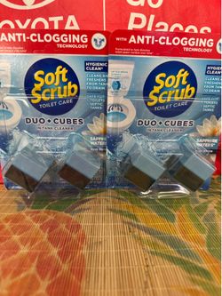 Soft scrub toilet in tank cleaner