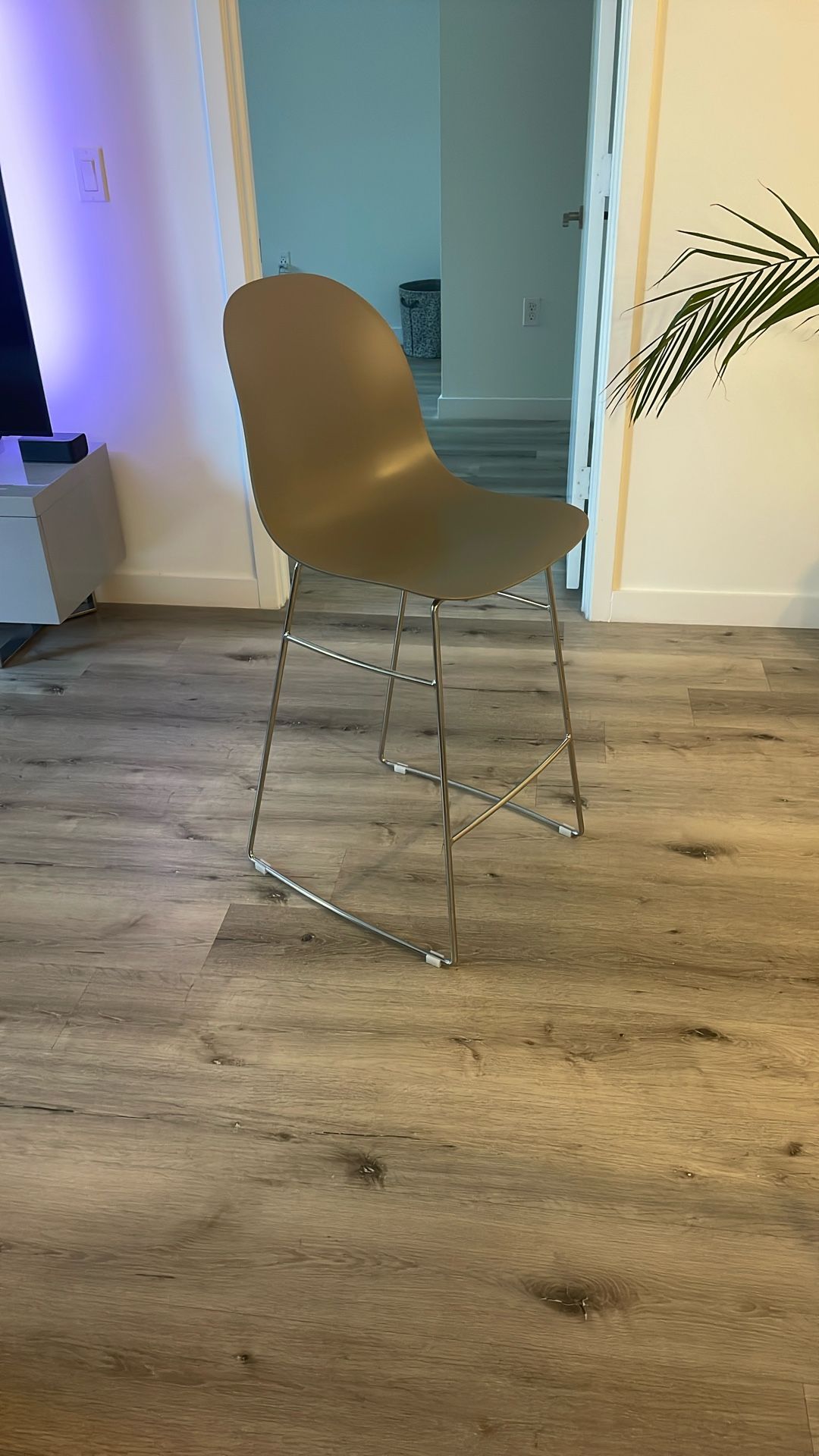 Academy Counter stool W/ chrome Frame 