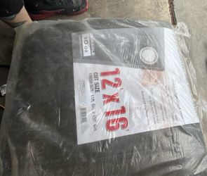 Heavy Duty Canvas Tarp 12 by 16