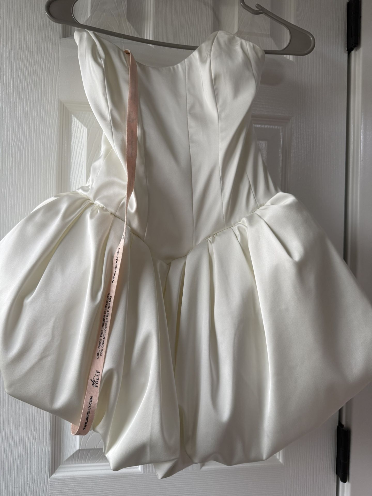 OH POLLY White Mini Dress Bridal (US 2)