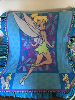 Tinker Bell blanket hand made