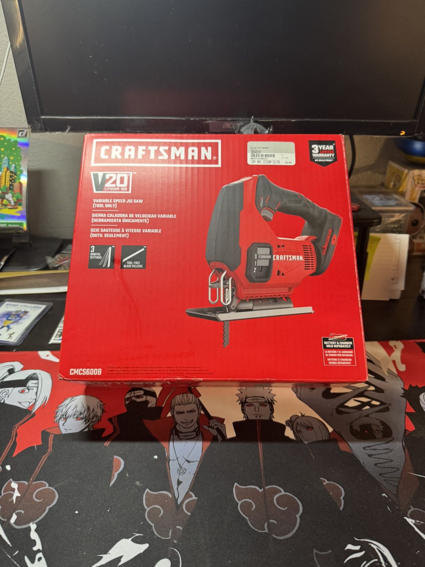 Tools (NEW) Craftsman 20 Volt 20V Cordless Jig Saw CMCS600 Tool Only