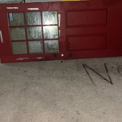 Original Vintage Red Lobster Doors