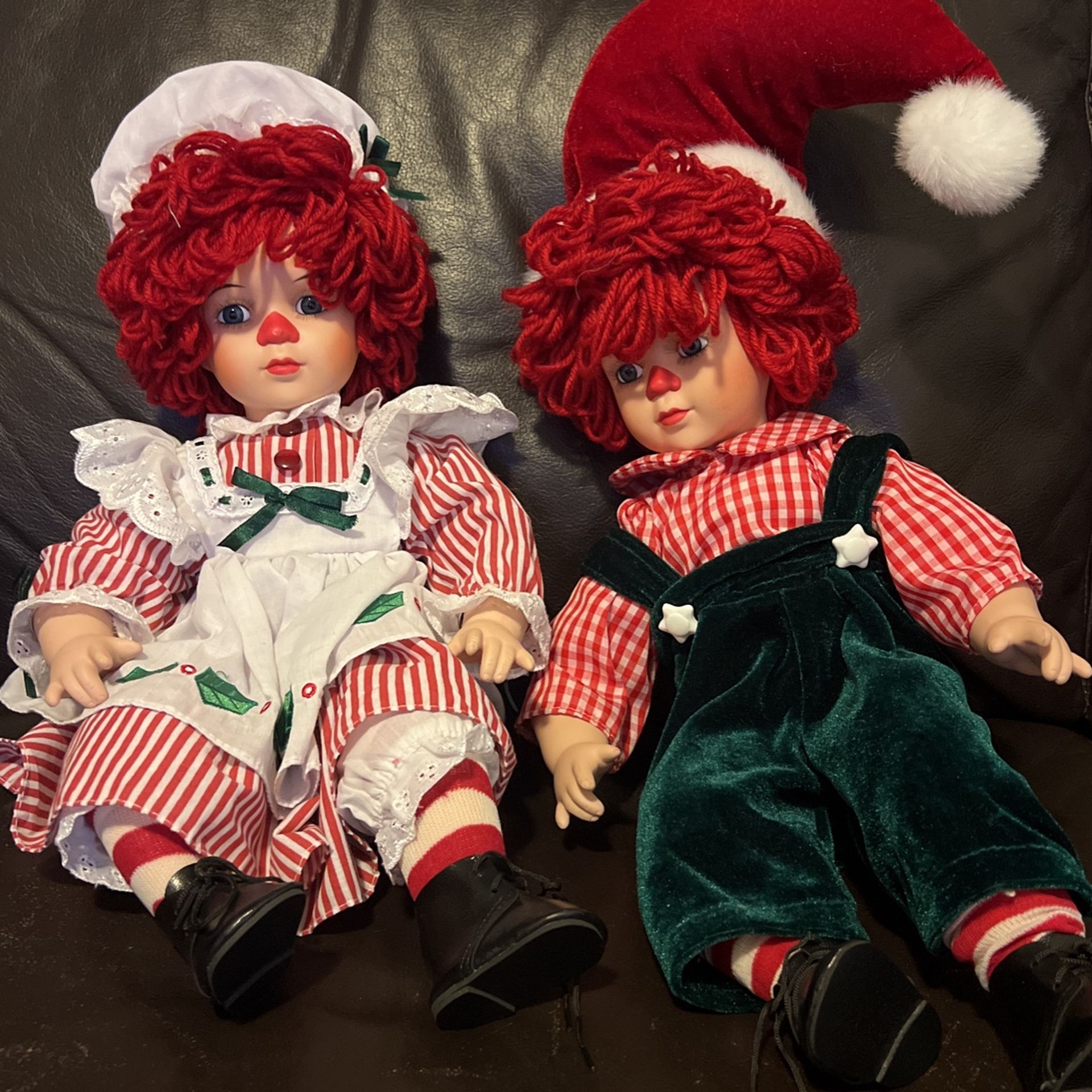 Christmas raggedy Ann And Andy 