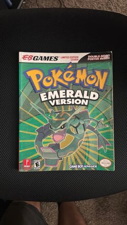 Pokémon Emerald Version Prima Strategy Guide no poster
