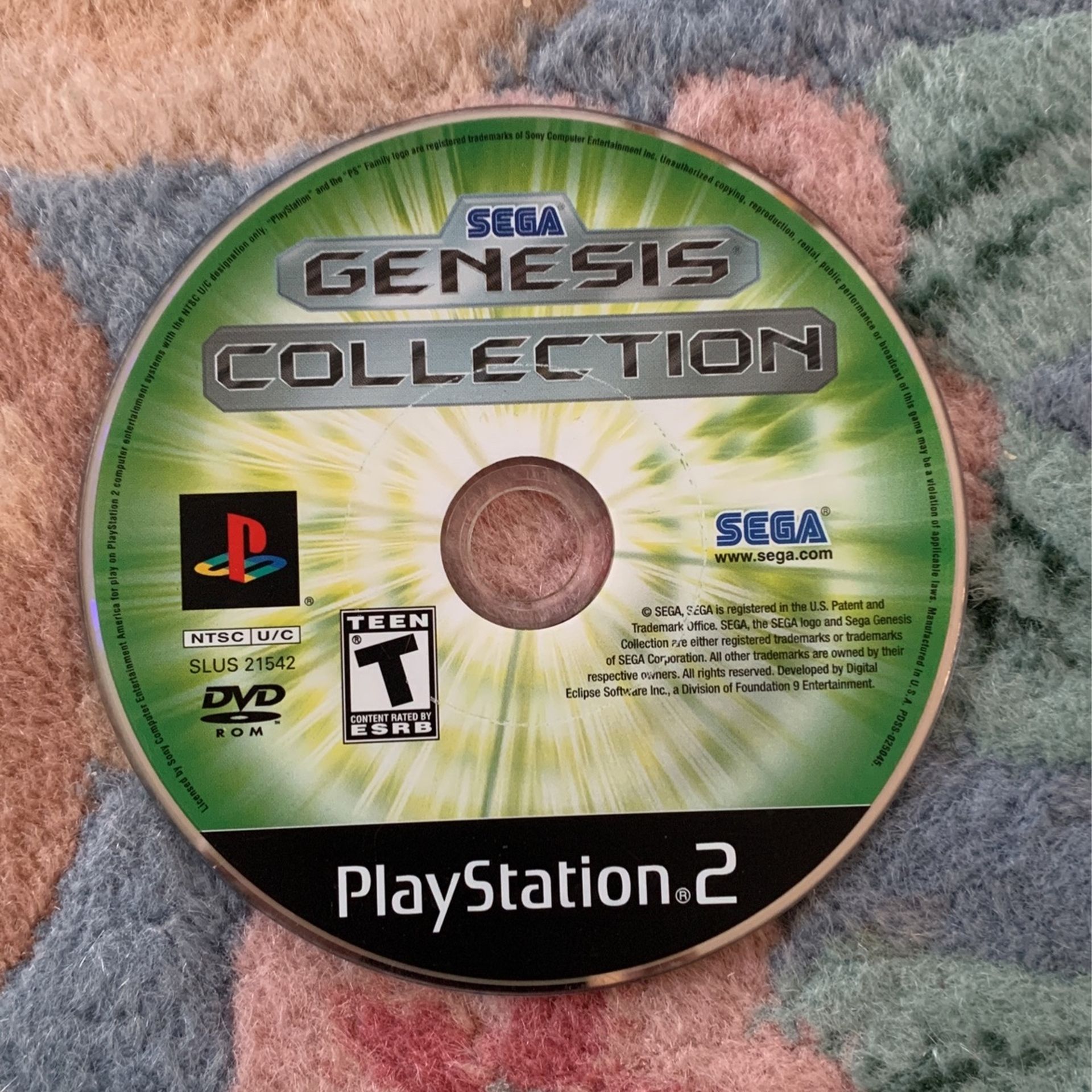 Sega Genesis Collection PS2 Game