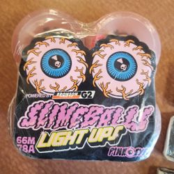 Slime Ball Light Up Skateboard Wheels 66mm