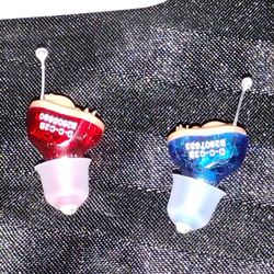 PAIR TINY IN  EAR DIGITAL hearing amplifier 3 SMART PROGRAMS

