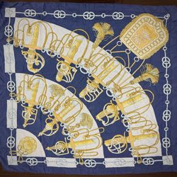 Hermes Carre geant “Cliquetis” Sharf 90