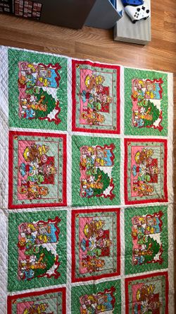 Muppet Babies Christmas Pillow, 1985