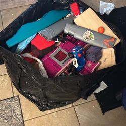 A bag full of toys