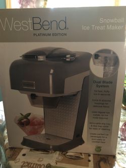 Snowball Ice Treat Maker