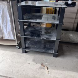 Glass Electronics Stand