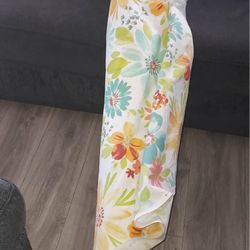 floral fabric roll
