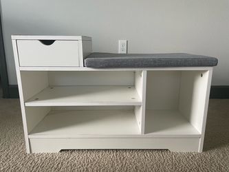 Shoe Bench with Padded Cushion