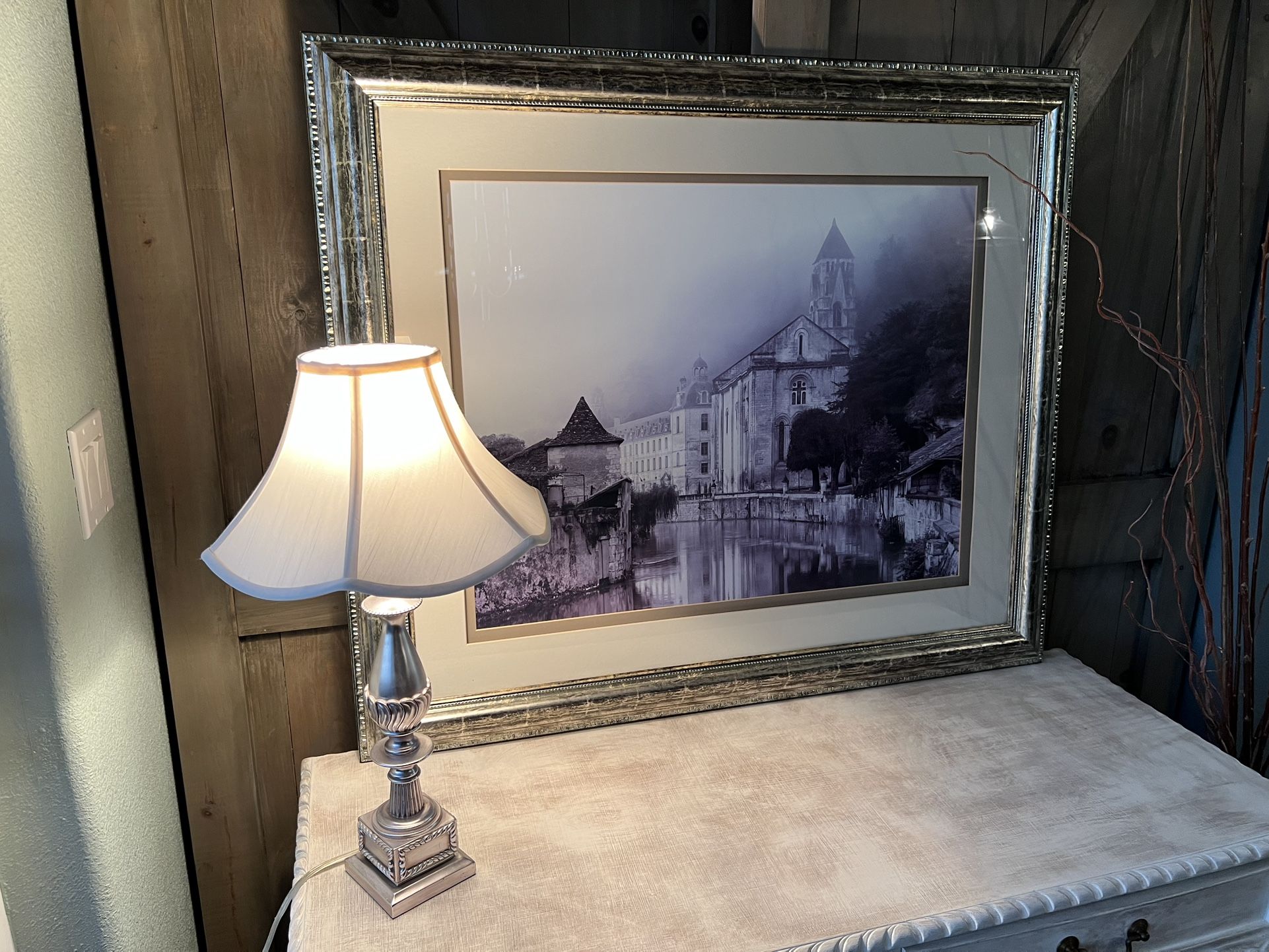 Large Framed Black / White Wall Art