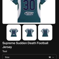 Supreme Jersey Sudden Death Teal