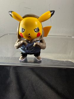 Pikachu 4” Hoodie Jacket Figure Angry Pokémon Style Collectible